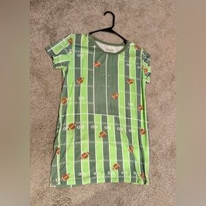 Kickee Pants Women’s Football Field Graphic Shirt